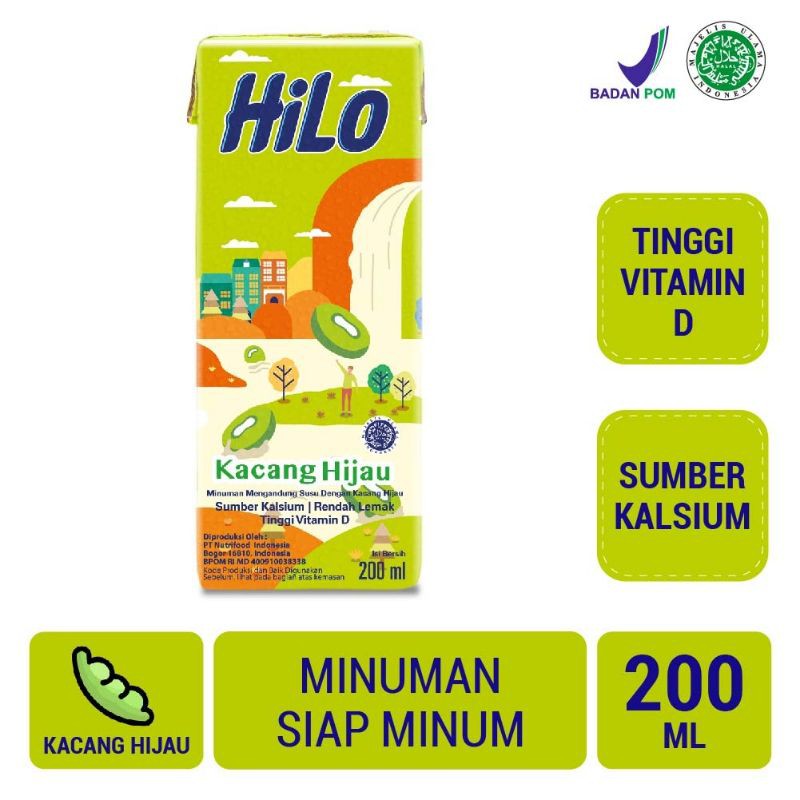 Hilo RTD kacang hijau 200 ml