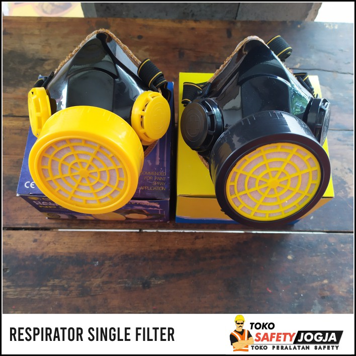 Masker Obat / Masker Chemical / Masker Asap Anti Debu Single Filter Moncong Babi Murah