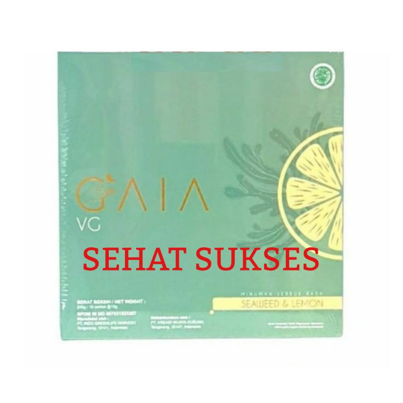 GAIA VG (Isi 16 Sachet ) - Minuman Serbuk Untuk Detox dan Menurunkan Berat Badan