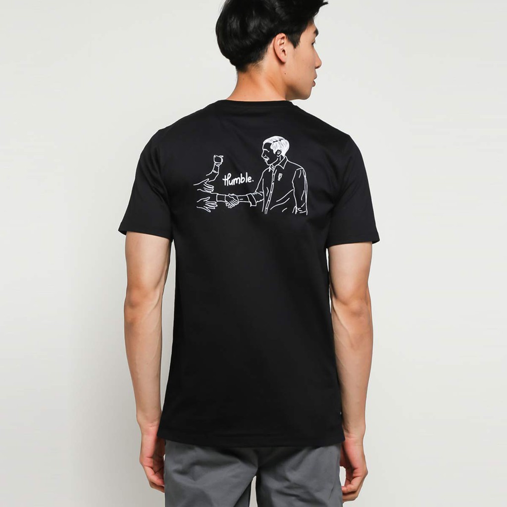 2FAB4YOU T-shirt Humble Black/Hitam - Pria/Wanita