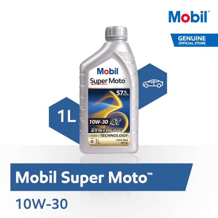 Oli Mesin Mobil Super Moto 10W-30 (1 liter) (TP)