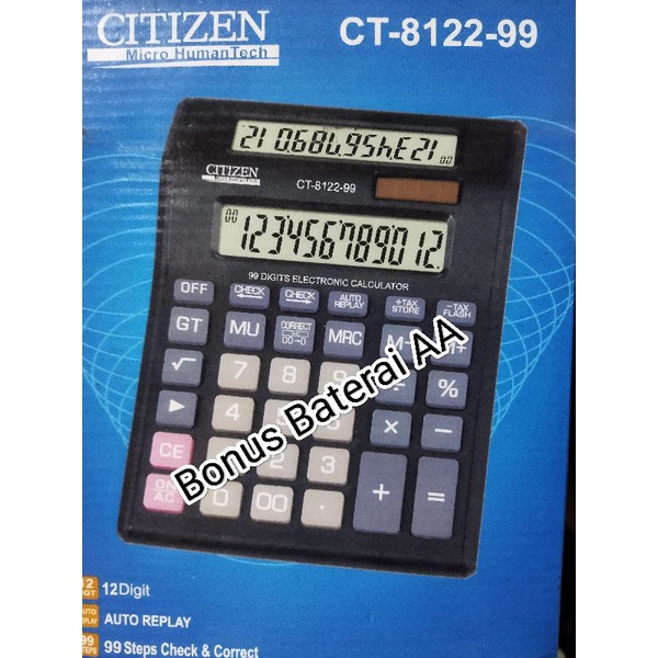 

Kalkulator Citizen CT 812-99