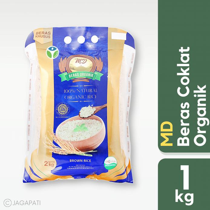 

MD - Organic Brown Rice 2kg - Beras Coklat - Organik - Rendah Kalori