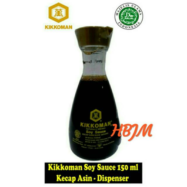 

KIKKOMAN SOY SAUCE DISPENSER BOTOL 150 ML