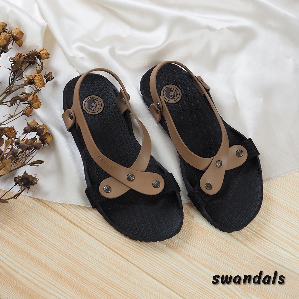 Sandal Flat - Sandal Flat Tali Wanita - Sandal Tali Belakang - Sendal Wanita Tali Belakang