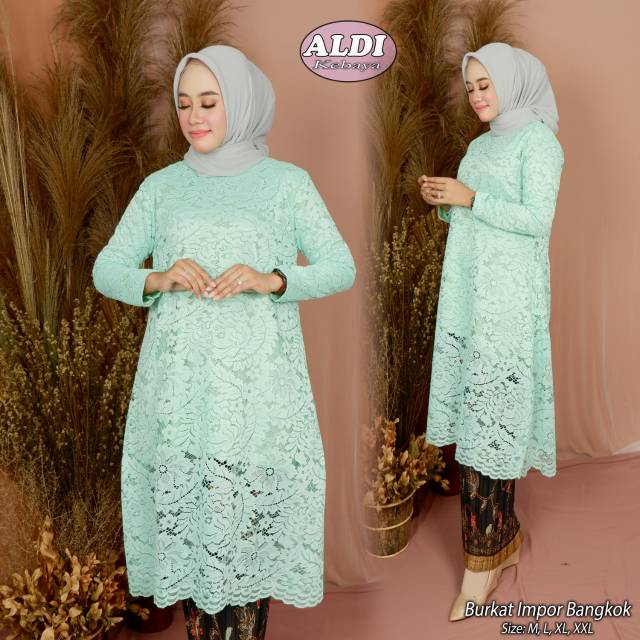 TUNIK MUSLIMAH - SET KEBAYA MODERN TUNIK BRUKAT - KEBAYA PESTA KEKINIAN