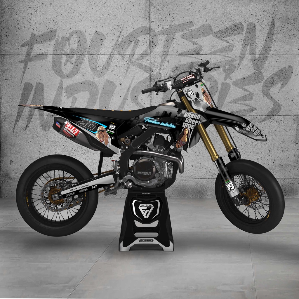 DECAL CRF 450 2022 GTA - stiker dekal body crf 450 hrv