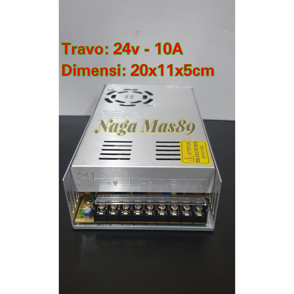 Travo / Power Supply 24Volt 10 Ampere