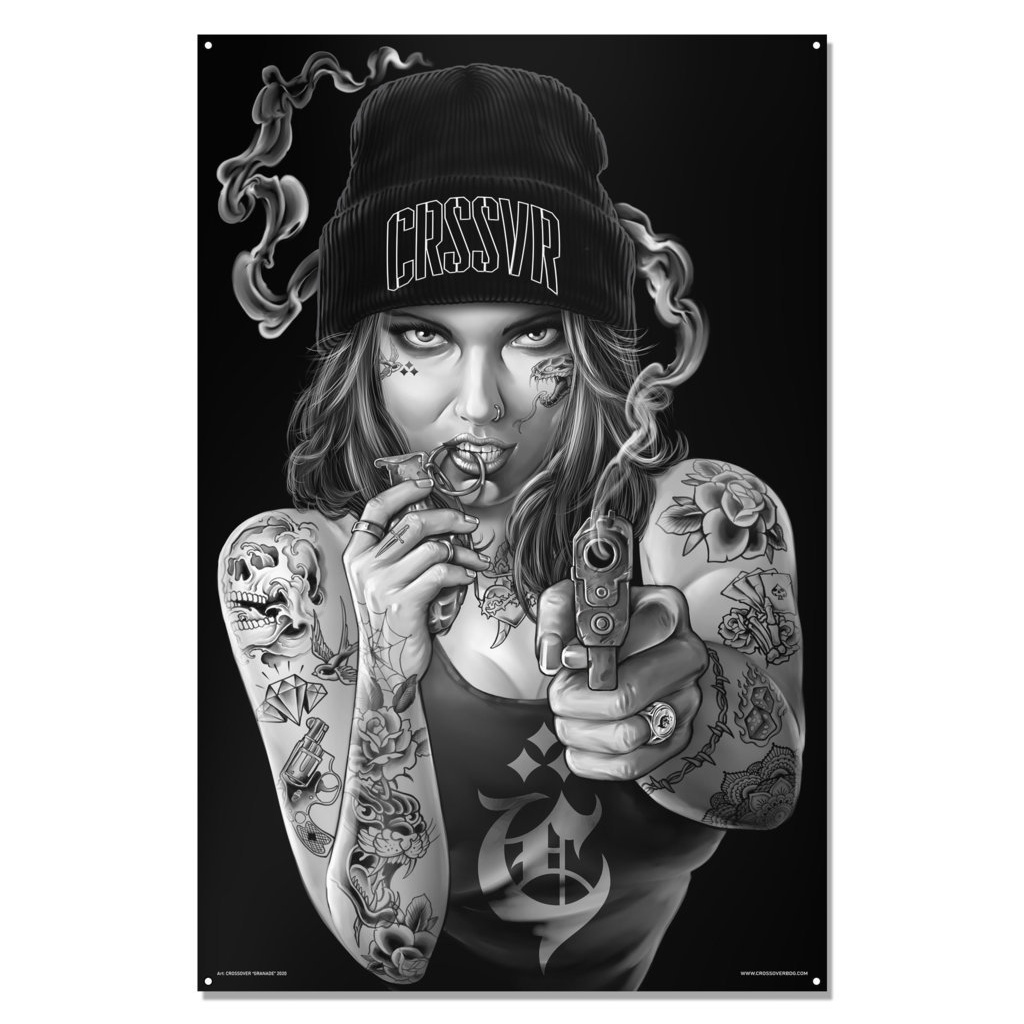 FLAG  BANNER  CROSSOVER  GRANADE