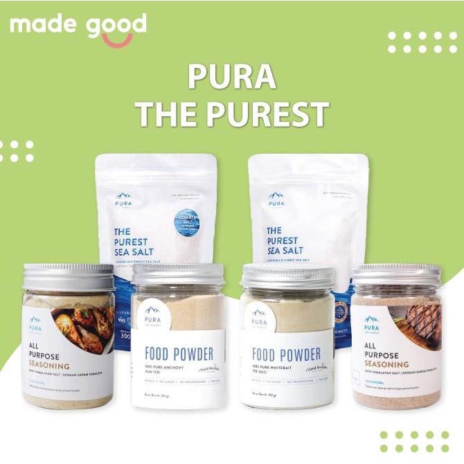 

Pura - Sea Salt, Seasoning, Food Powder - Bumbu Himalayan Salt Alami