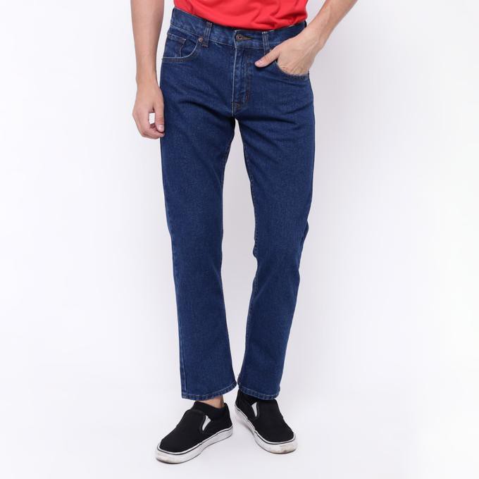 Edwin Celana Jeans Slim Fit Pria Panjang Biru Roma 03 - Biru, 27 Gratis Ongkir!!