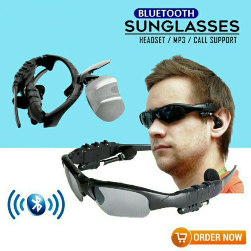 Kacamata Trendy Sunglasses With Bluetooth (Kacamata MP3 Bluetooth)