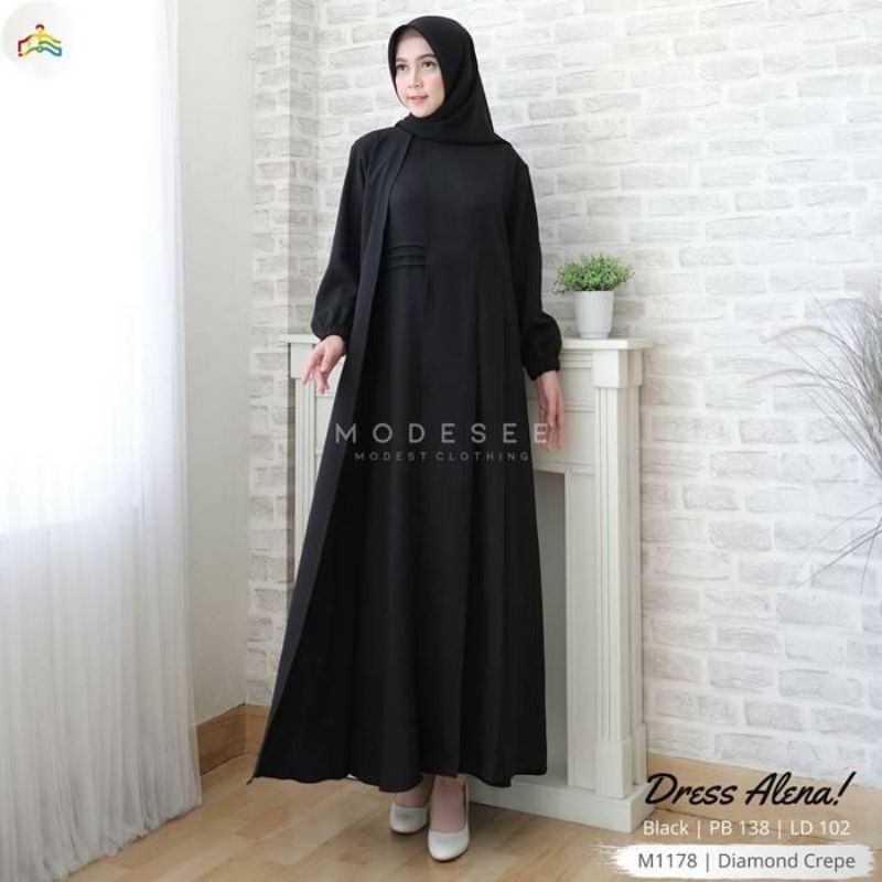 Gamis Dress Modesee - Alena Dress - All Size