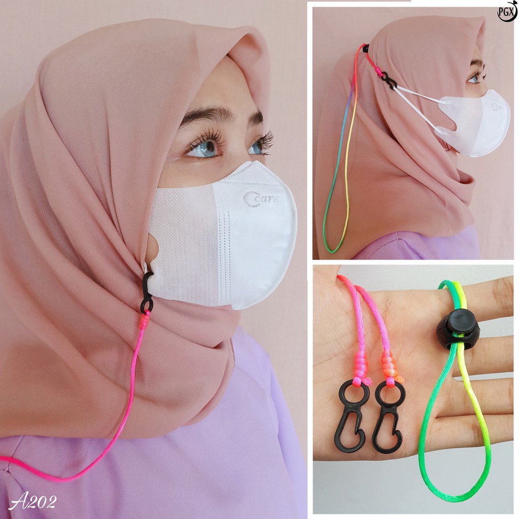 PGX Strap Masker 2in1 - Tali Masker - Kalung Masker A202