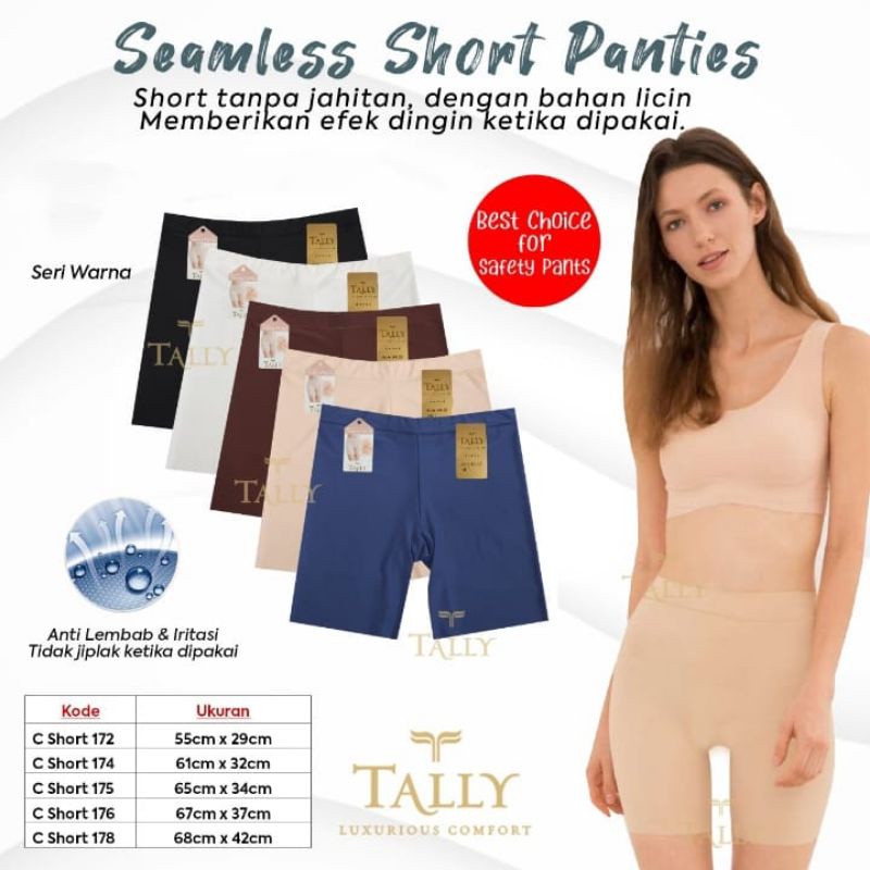 TALLY Celana Short Seamless  C 175 Hotpants Seamless  Original