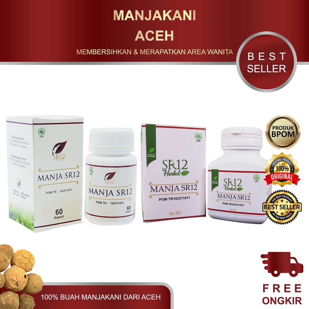 MANJAKANI SR12 / MANJA SR12 / OBAT KEPUTIHAN / PROMIL AMPUH