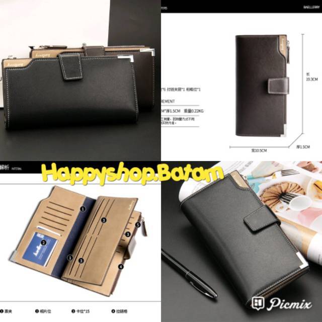 HS [COD] Dompet panjang unisex baellerry 1283 terlaris