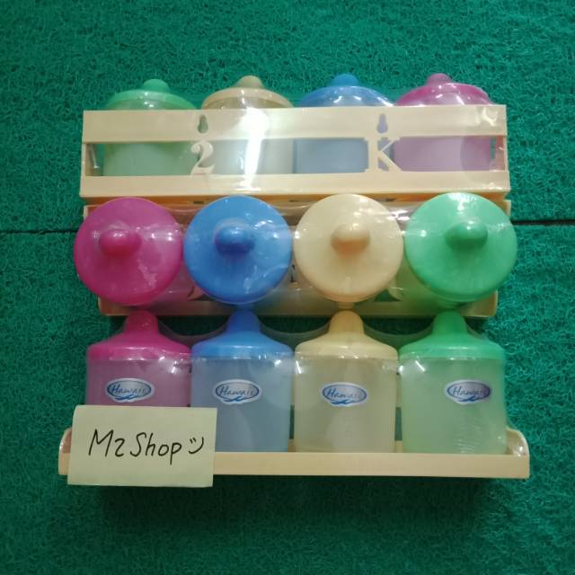 Tempat bumbu mini hawaii rak bumbu mini toples bumbu kecil