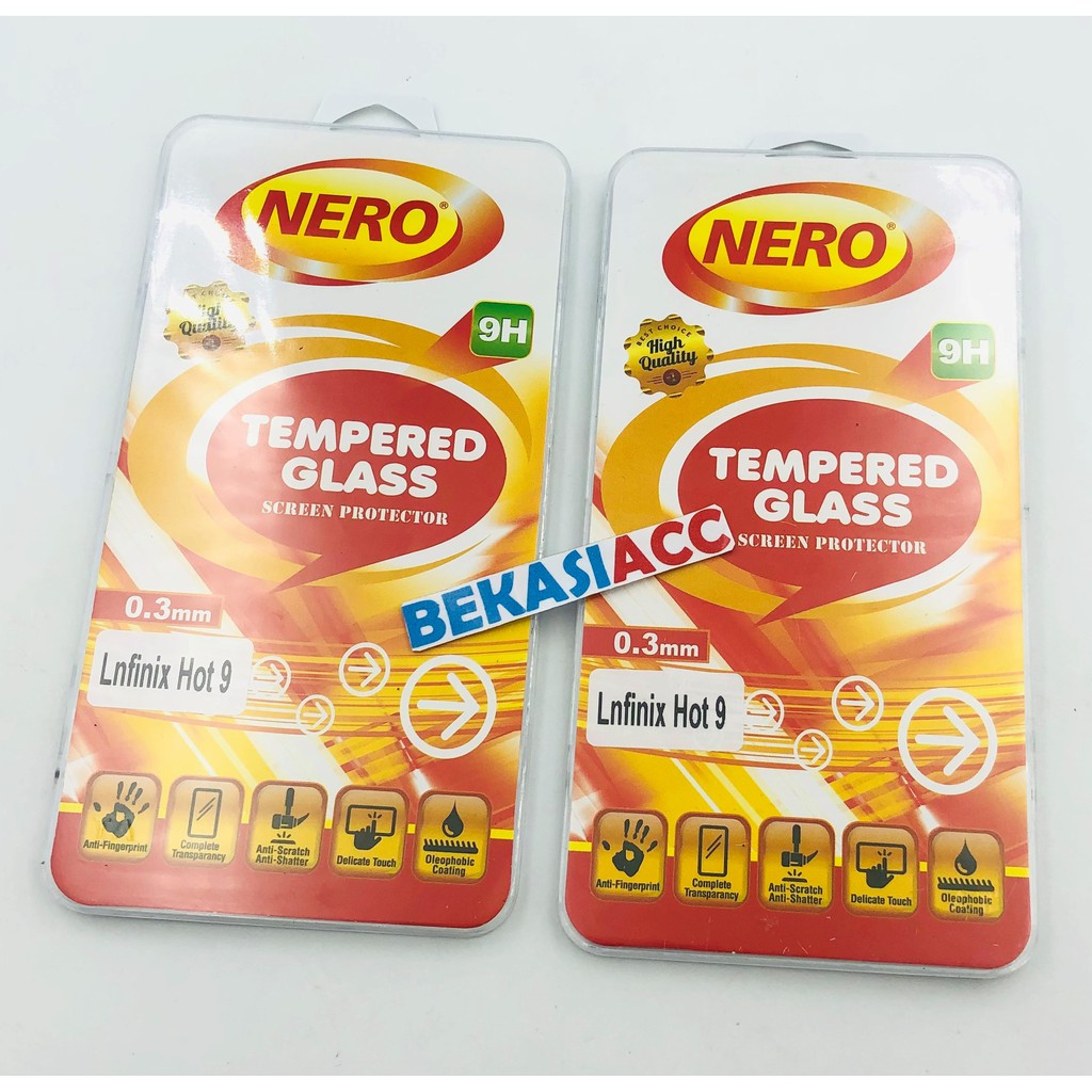 TEMPERED GLASS INFINIX HOT 9 - SCREEN GUARD INFINIX HOT 9
