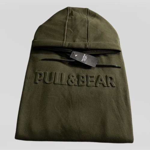 SALE PRODUK BARU - JUMPER HOODIE PULLBEAR 3D EMBOS ARMY TEKS MUNCUL / JAKET PULL&amp;BEAR 3D UNISEX PREMIUM - SWEATER PULL AND BEAR