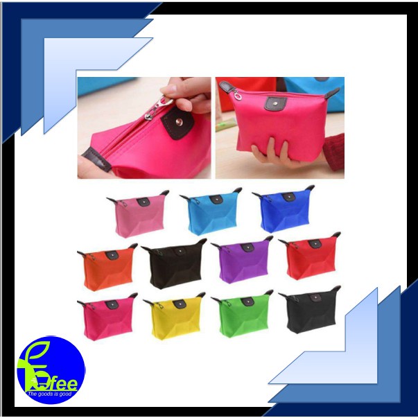 [IMPORT] - Pouch Tas make Up Kosmetik Polos Kode PKP8