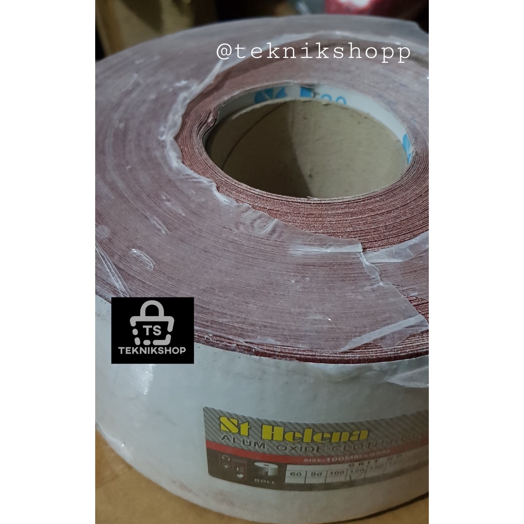 KERTAS PASIR GULUNG ST HELENA 120 / AMPLAS ROLL / KERTAS GOSOK METERAN