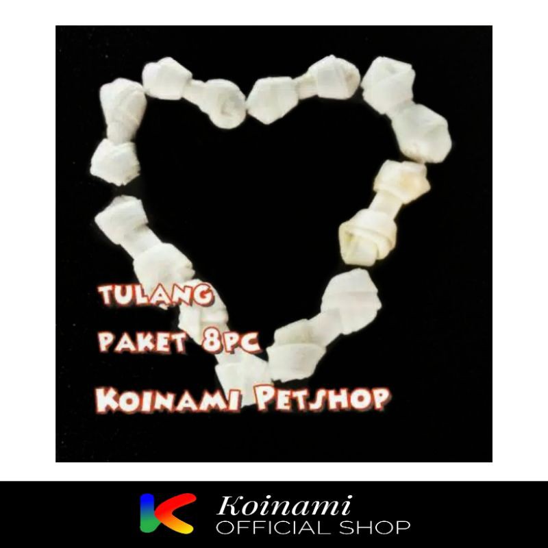 Tulang Anjing 8 Pcs / Snack Anjing / koinami petshop