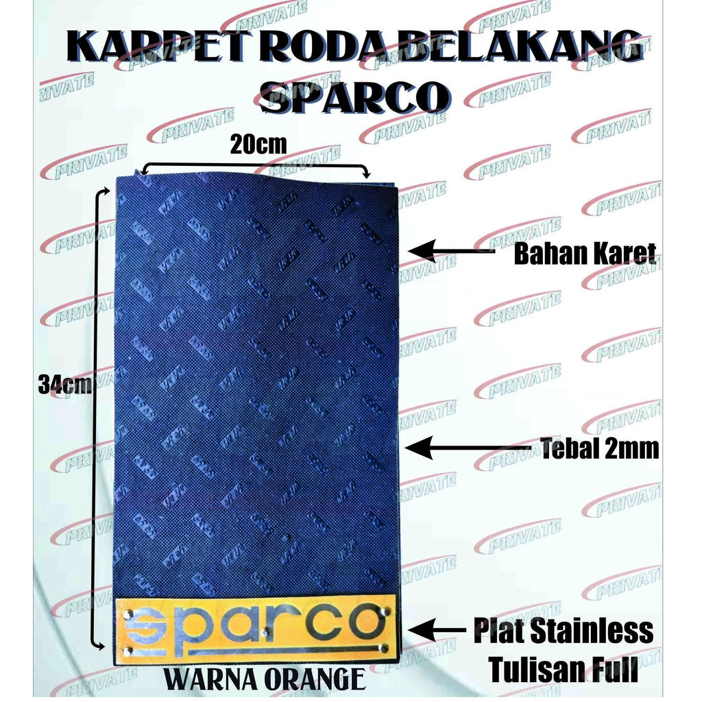 1 BIJI KARPET LUMPUR RODA KEPET RODA MUDGUARD MUD GUARD RODA DEPAN BELAKANG L300 GRANMAX WARNA ORANG