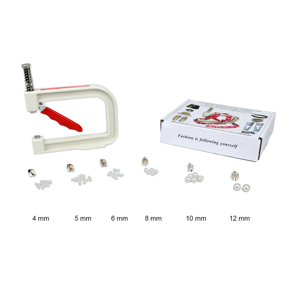 Alat Press Pasang Mutiara Tembak Manual - Pearl Beading Setting Machine