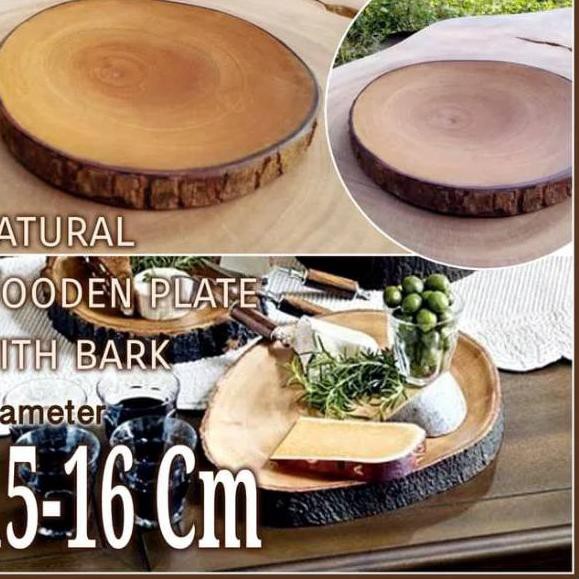 Terbaik 581GZ Wood plate tray 15 16 cm piring kayu unik Terbaik 581GZ Wood plate tray 15 16 cm piring kayu unik