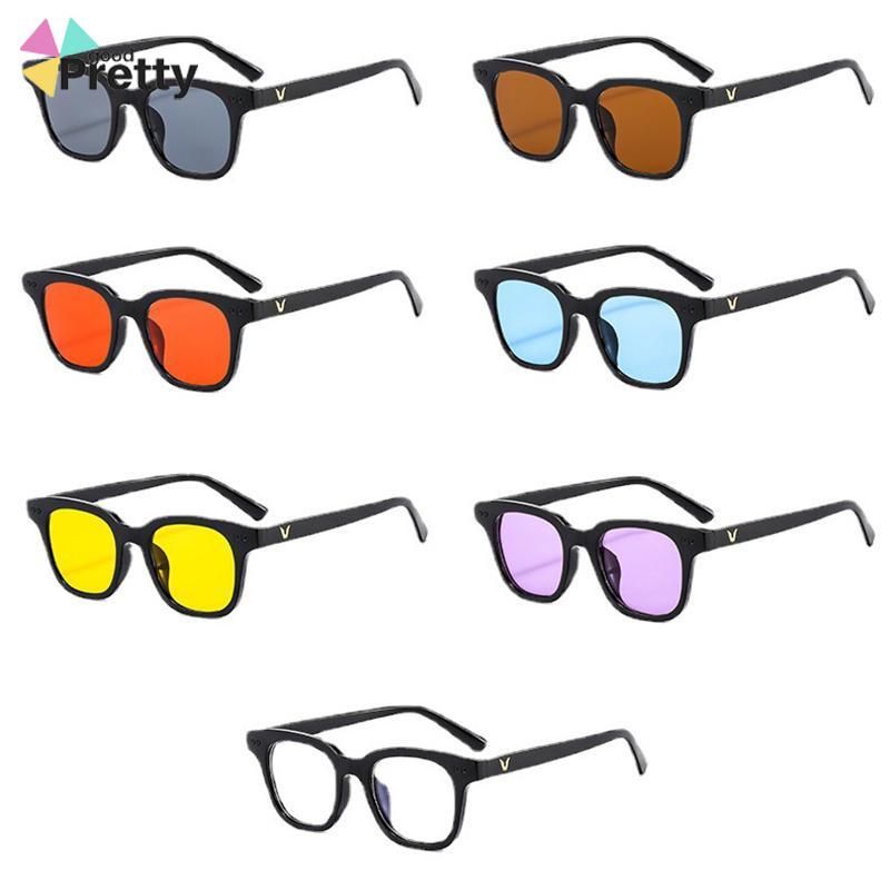 1 Pcs Korea Kacamata Hitam Wanita Kacamata Anti Radiasi Blueray Warna Permen Uniseks Sunglasses - PD