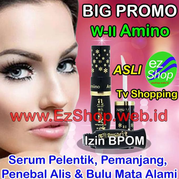 HOT SALE Amino Long Lashes Solution Pemanjang Bulu Mata Alami Asli Ez Shop Terjamin