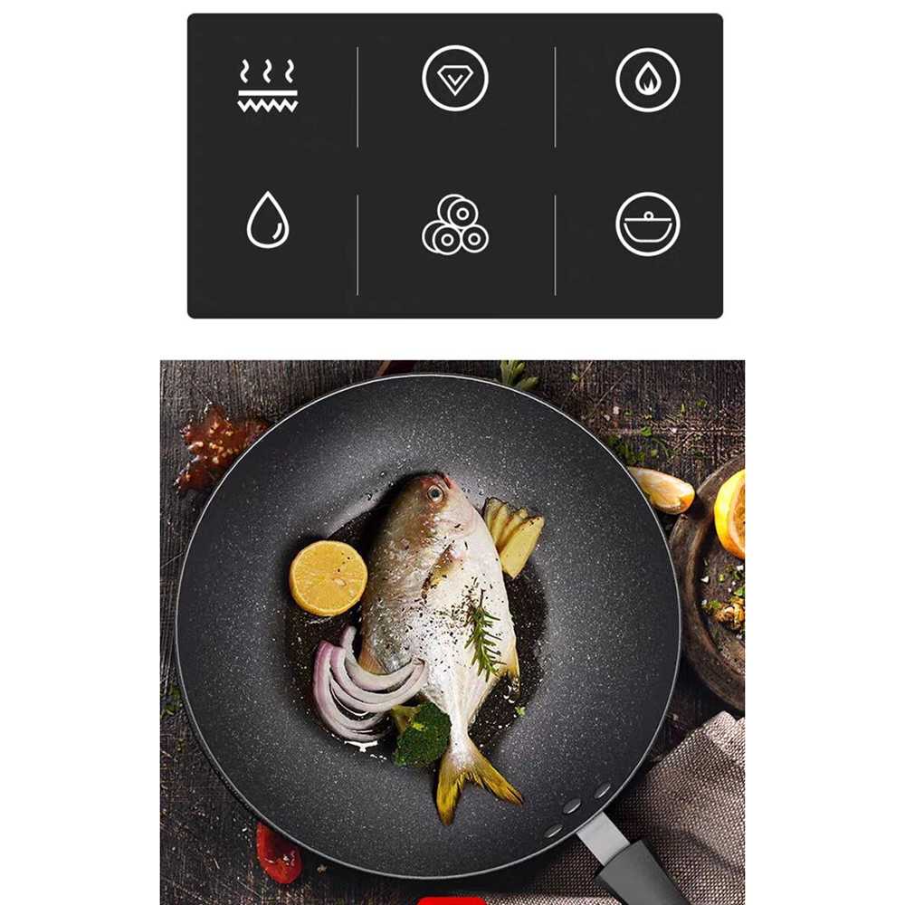 TD-DA1 COOKKIT Panci Masak Wok Nonstick Frying Pan 32cm - KC0411