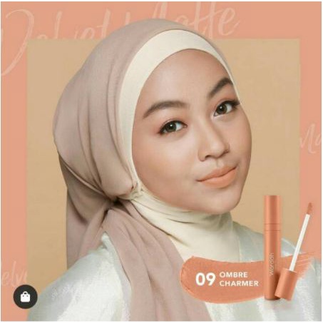 Wardah Colorfit Velvet Matte Lip Mousse Original No. 9 OMBRE CHARMER 4 gr