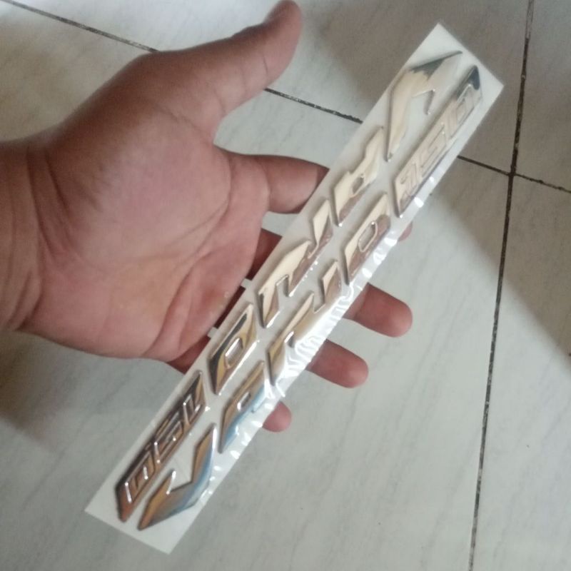 Emblem Logo Honda Vario 150 Silver