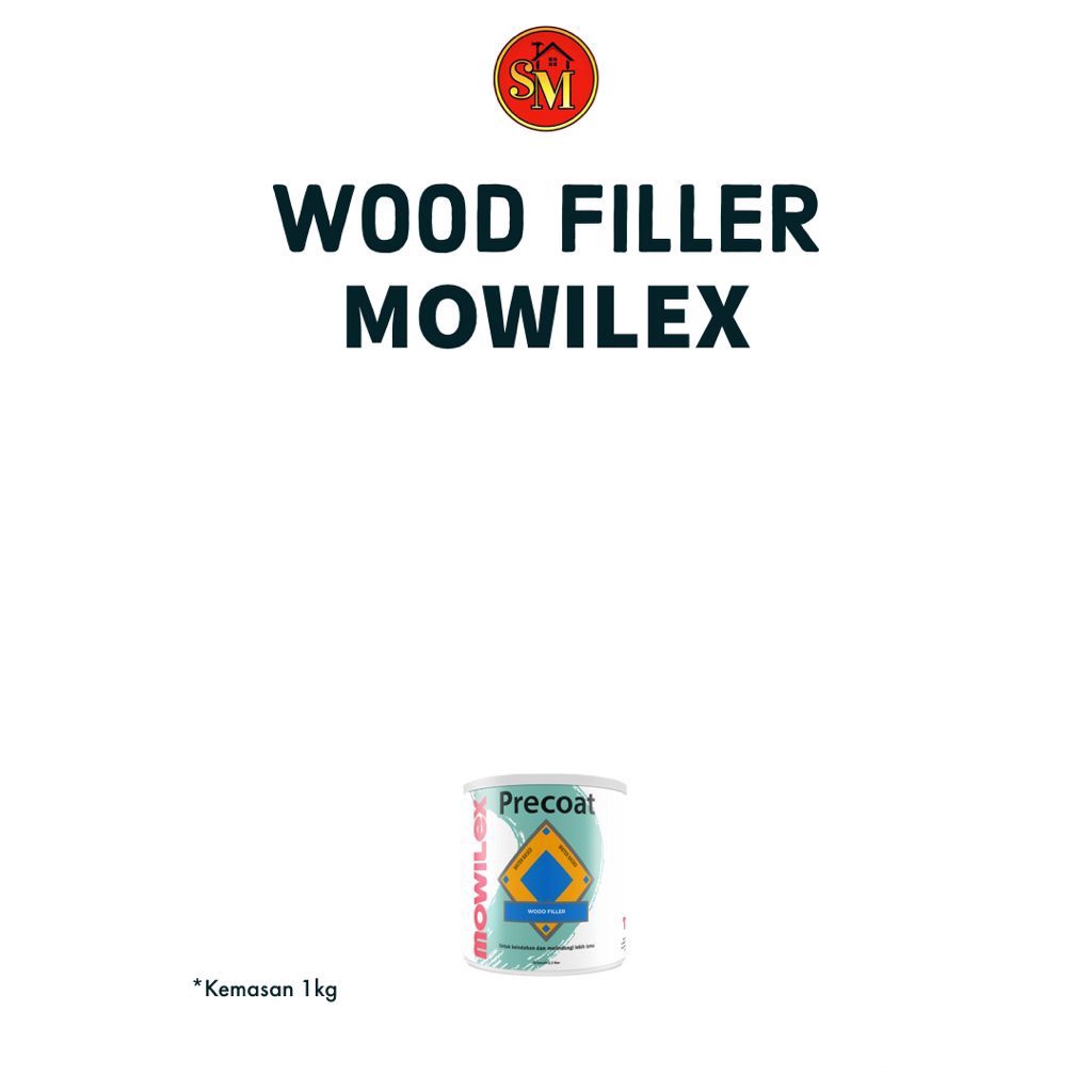 Wood filler jati mowilex 1kg