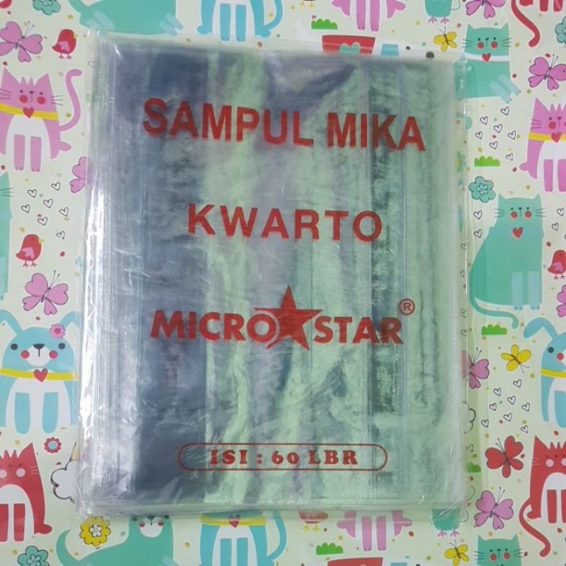 

Sampul buku mika kuarto microstar 60 pcs