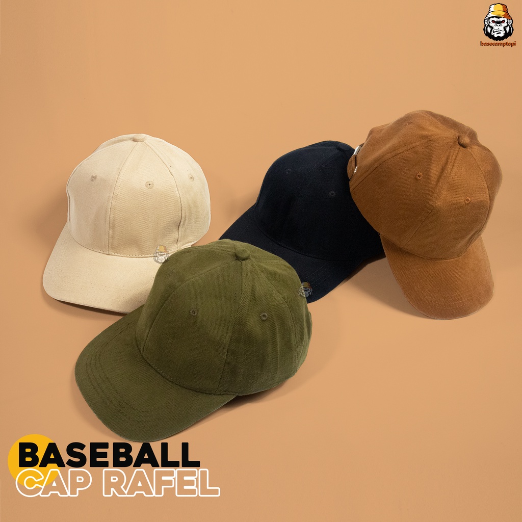 Topi Polo Caps Topi Baseball Polos Distro Pria Wanita Bahan Rafel Pengait Ring