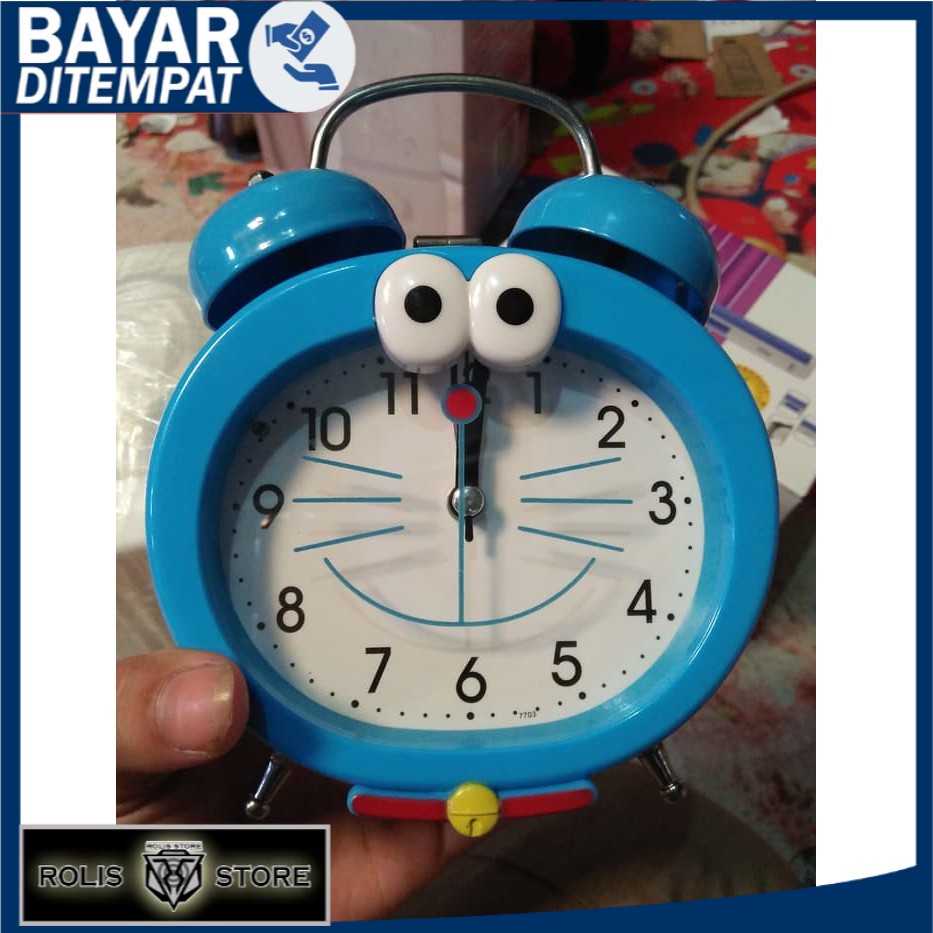 Promo COD Jam weker DORAEMON kring beker karakter lucu unik kado hadiah souvenir