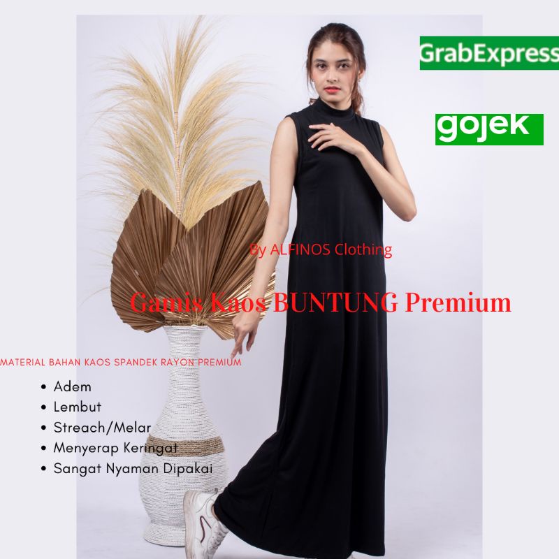 Gamis Kutung | Daleman Gamis | Daleman Gamis Polos | Gamis Dalaman Polos | Gamis Lengan Buntung