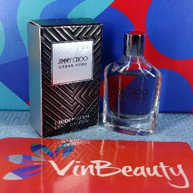 Miniatur Parfum OriginaL Jim my Choo Urban Hero EDP 4.5 ml For Men Murah