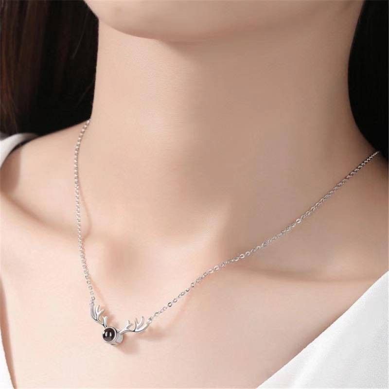 KALUNG KOREA WOMEN NECKLACE 100 Languages I Love You Pendant / Projection Necklace