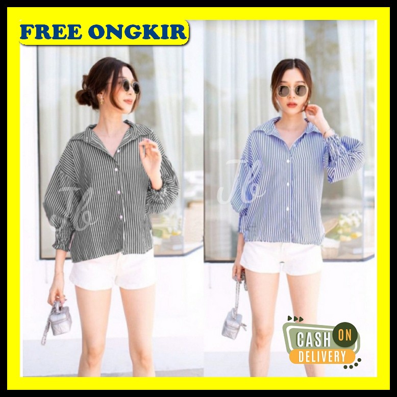 Kemeja Wanita/Outer/Kemeja Guilen/Oversize Shirt Bahan Katun Kotak Yandeth Fit Xl Kemeja Boyfriend K