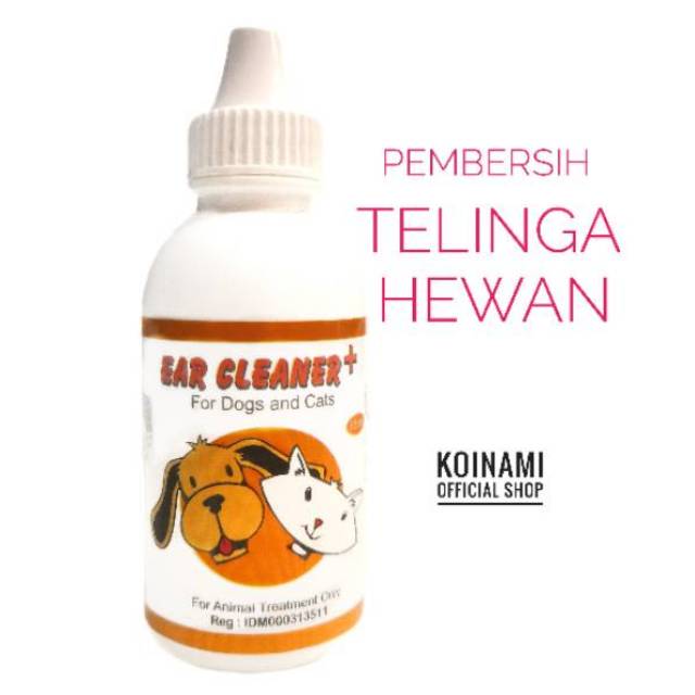 EAR CLEANER 65ml / raid all / pembersih kotoran telinga / kuping / hewan / obat / cat &amp; dog / pet