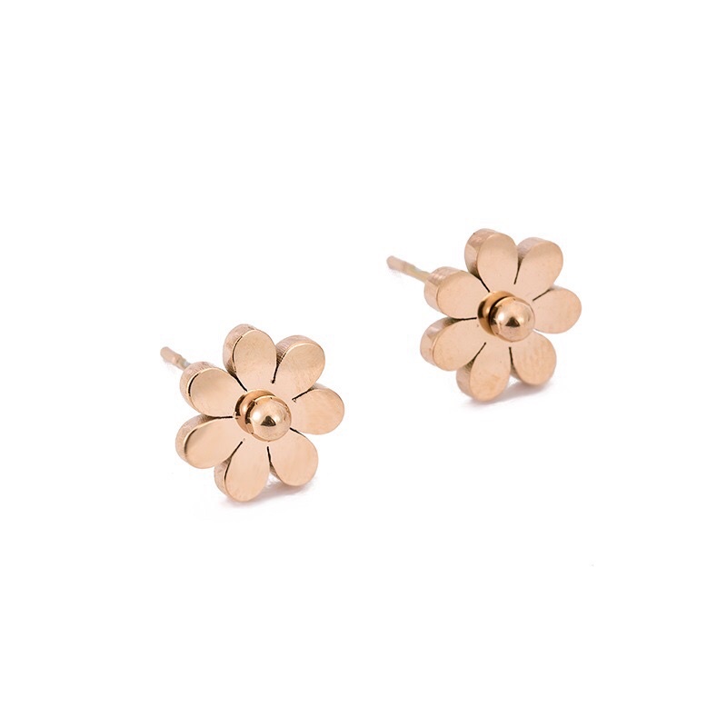 Anting Titanium Bunga Daisy Premium Korea Fashion Style