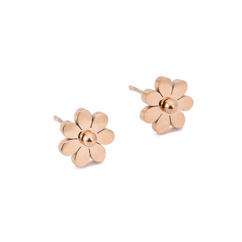 Anting Titanium Bunga Daisy Premium Korea Fashion Style