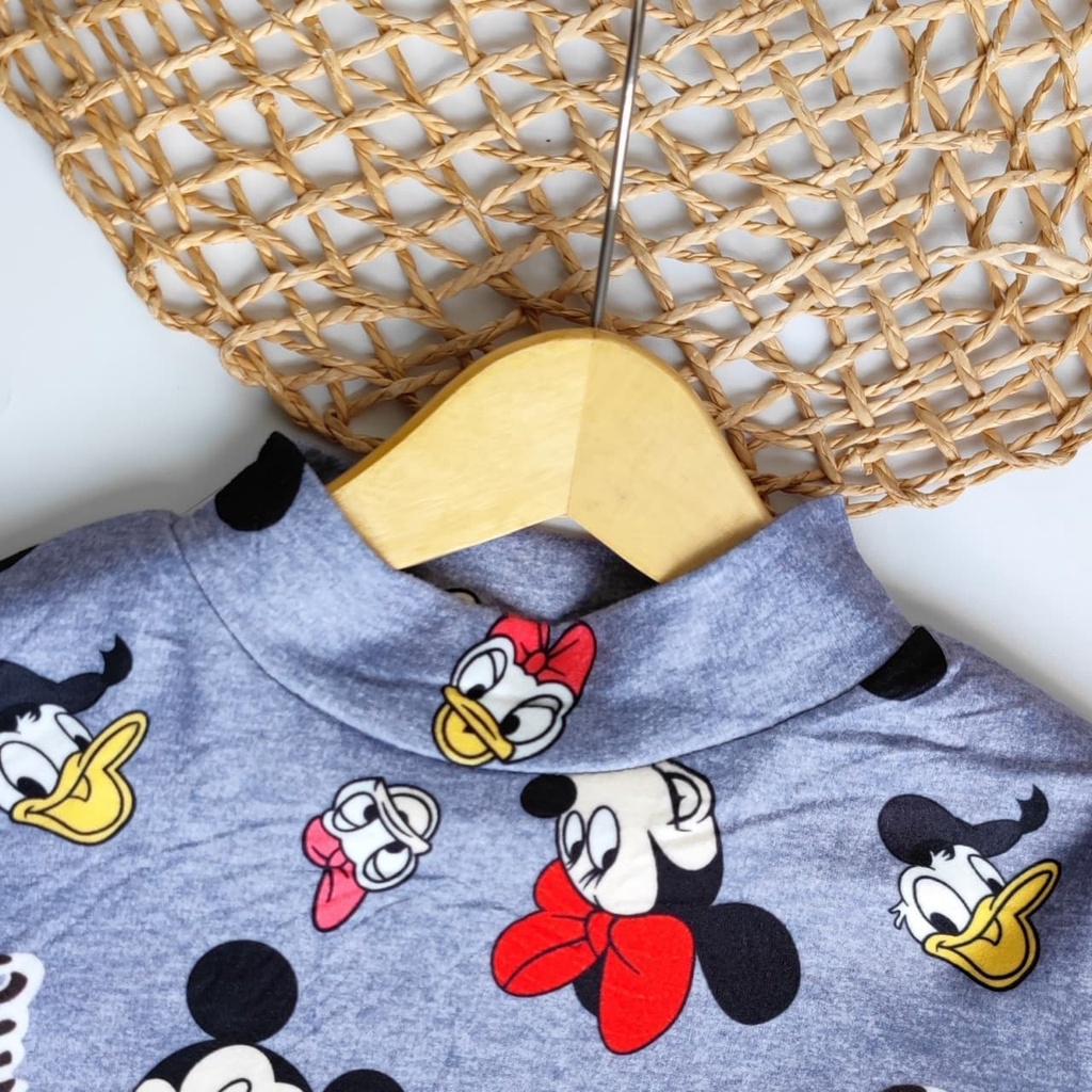 Promo !! Atasan anak perempuan / Atasan motif disney / Atasan goofy donald mickey ukuran 1-3 tahun