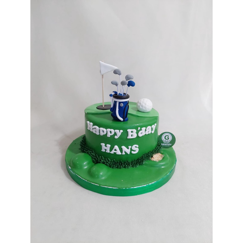 

GOLF TAS BIRTHDAY CAKE UK 15CM