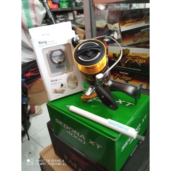 Reel Shimano Sedona 4000 XT ( Promo dapet Ring Hp shimano dan pulpen shimano) dijamin barang ori100%