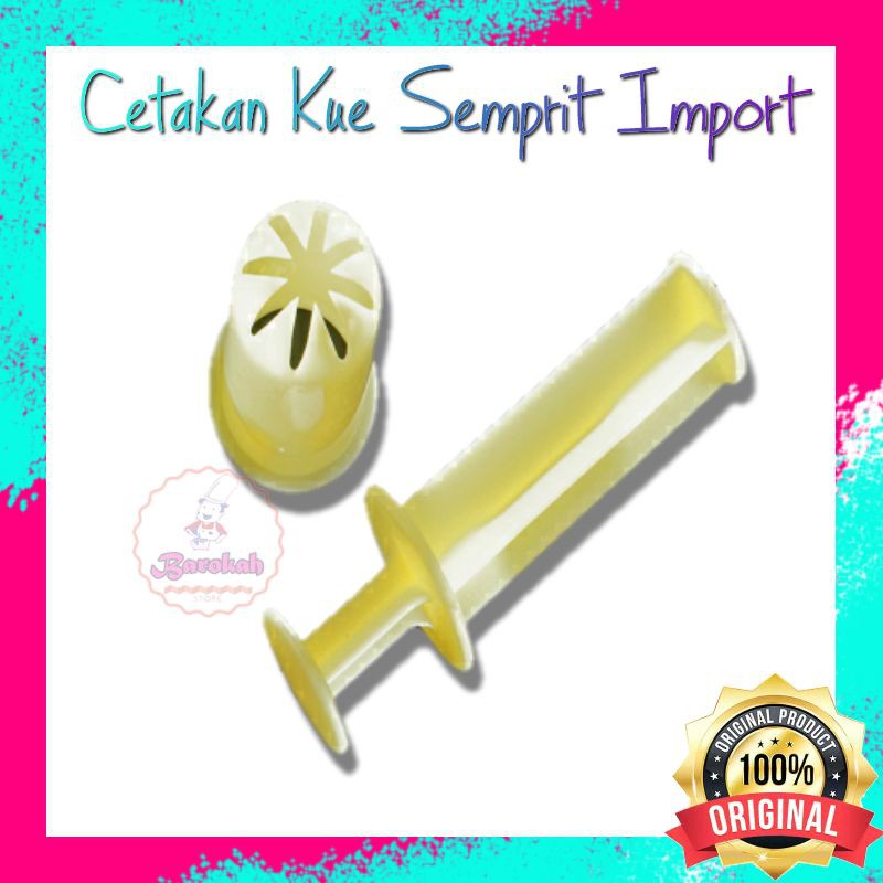 Cetakan Kue Sagu Semprit Import Sin Lian No 105 / Cetakan Semprit Dorong Plastik  cetakan kue kering